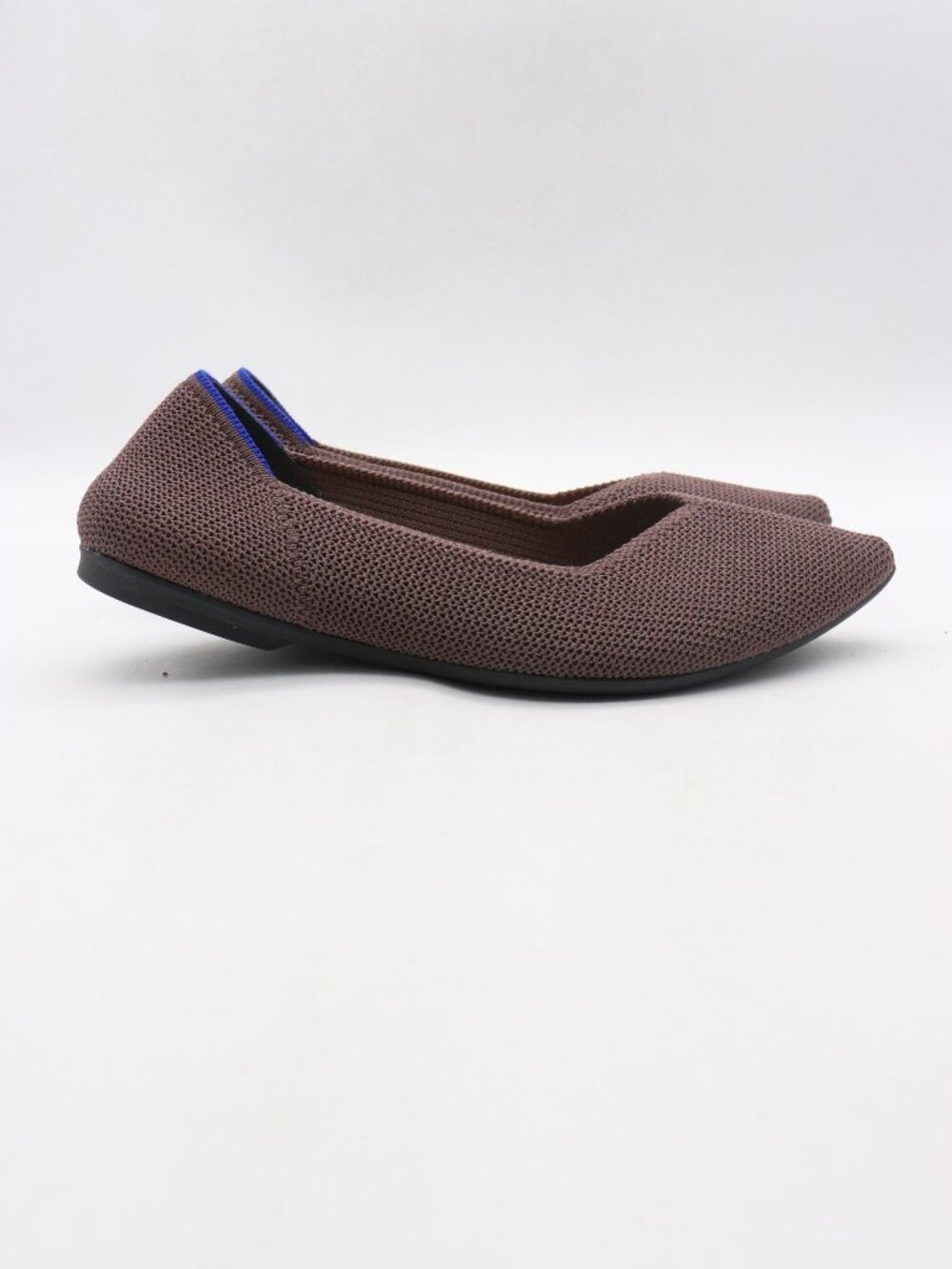 Rothy's Pointed Toe Knit Slip-On Flats Women's Size 8 Brown Purple Ballet Flats